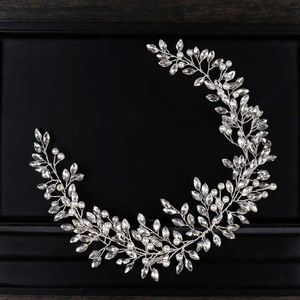 Tiaras ailibride pearl crystal pannband bröllop hår vinrankan tiara pannband brud huvudstycke brud hår smycken bröllop hår accessor268d