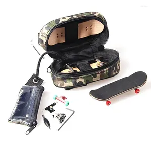 Duffel Bags Incrível Exército Profissional Verde Dedo Skate Bag Fingerboard Adulto Novidade Board Toy Box Parts