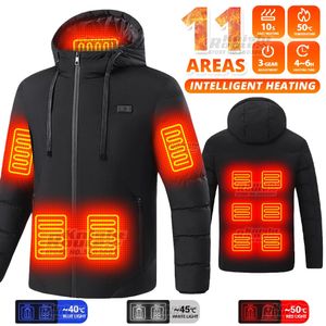 Outdoor Jackets Hoodies Zone 11 Self heating jacket Men's Women's warm USB vest Winter fishing camping skiing insulation 231026