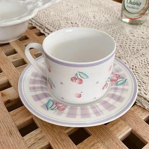 SET DI ATTUALI A TEFE CAFFE CREATIVE CAFFE RETRO E PACCOLO SET TETTRO PRATICA PRATICA DESSERT CERAMICA MATHE BEACHINE KITTI CUSCINE