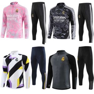 2223 2024 PSGG Realmadrid Bellingham Modric Vini Jr. Survlement Chandal Soccer Sets Mbappe Tracksuits Suit Suit Maillot Jersey Justs Kids الركض