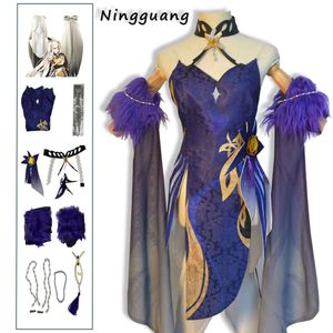 Latern Rite Genshin Impact Costume Skinningguangの新しい衣装には、コスプレアニメゲーム用のドレスウィッグが含まれています