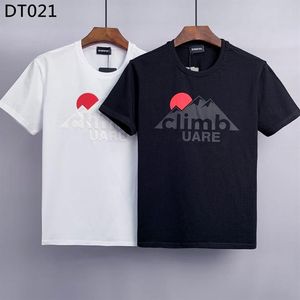 DSQ PHANTOM TURTLE T-shirt da uomo T-shirt firmate da uomo Nero Bianco Retro T-shirt cool Uomo Estate Moda italiana Casual Stre283n