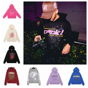 HODEIES MENS DESITER HODIES HODIE SP5DER YOUNG THUG 555555 Pullover Pink Hoody Sweats Sweatshirt Top Generation Souruit Sport Suit Exclued S-XL