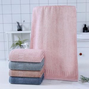 Towel Cotton Solid Color Face Bathing Fast Drying Travel Gym Camping Sports Soft Handchief Thick BeachTowels For Home