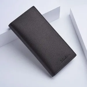 Wallets Men's Wallet Long Ultra-thin Korean Version Card Bag Men