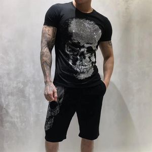 PP Rock Style Летние мужские дизайнерские футболки Diamond Skull Марка одежды модные футболки Женские футболки высокого качества Хип-хоп футболки 20259k