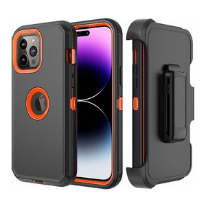 3 I 1 Defender Protective Phone Cases för Samsung Galaxy A15 A05 A05S A25 5G A24 A34 A54 A14 A23 A13 A03S Hållbart tufft kombinationsholsterprodukter med bältesklipp