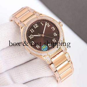 AAAA PP7300 36mm 남성 시계 자동 기계식 시계 백 블루 다이얼 스포츠 플레이크 PAKE PP7300504 MONTRES DE LUXE