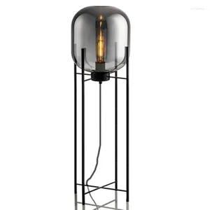 Floor Lamps Nordic Bedroom Lamp Home Deco Fixtures Novelty Glass Lights Postmodern Living Room Standing Lighting