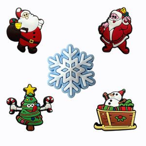 Shoe Parts Accessories Christmas Clog Charms For Girls Boys Cute Cartoon Kids Teens Diy Sandals Bracelets Decoration Birthday Festiv Ot0Yd