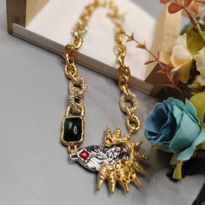 Colares de pingente colar moda retro personalidade luz luxo jóias colares para mujer colar collier femme grandes de