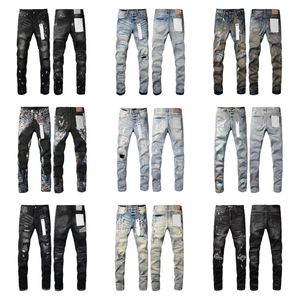 Denim Trousers Mens Designer Jean Men Black Pants High-end Quality Straight Design Retro Streetwear Casual Sweatpants Designers Purple Jeans Joggers Pant 29-40