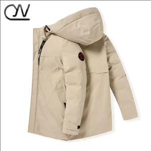 Jaqueta masculina parka personalizada, corta-vento de inverno, quente, soprador, bolha, bombers