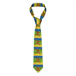 Papillon Bandiera Berbera Cravatte unisex Poliestere sottile 8 cm Cravatta stretta Uomo Abbigliamento quotidiano Cravatta Accessori da sposa Regalo