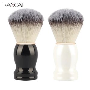 Espuma de barbear barba escova de barbear pincéis de maquiagem 1pcs punho de madeira cerdas salão de beleza barbeiro sabão espuma barbear homens ferramentas de limpeza 231025