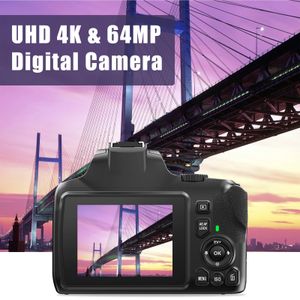 Cattura foto e video straordinari con la nostra fotocamera DSLR con zoom ottico 10X: perfetta per fotografia, streaming live, vlogging e altro ancora!Video HD da 64 MP, risoluzione 4K