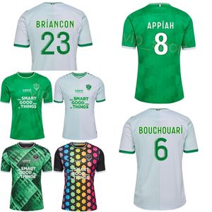 AS Etienne 19 PETROT Soccer Jersey 23/24 Club 30 LARSONNEUR 8 APPIAH 6 BOUCHOUARI 26 FOMBA 23 BRIANCON CHARBONNIER SISSOKO CHAMBOST BATUBINSIKA Комплекты футбольных футболок