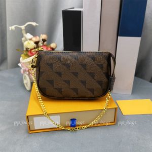 7A Designer Clutch Bags MINI Fashion Womens Pouch Evening Clutch Zippy Chain Wallet Coin Purse Phone Sling Bag Mini Wallet