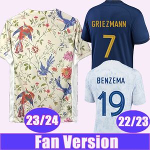 22 23 MBAPPE GIROUD GRIEZMANN Mens Soccer Jerseys frENcH KANTE BENZEMA DEMBELE 23 24 Landscape Edition Football Shirts