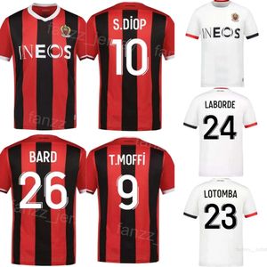 Club 23/24 Soccer OGC Nice 26 Melvin Bard Jerseys 11 Morgan Sanson 19 Khephren Thuram 24 Gaetan Laborde 1 Bulka Terem Moffi Football Shirt Kits Anpassade namnnummer