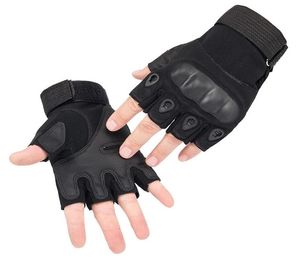 Fingerlose taktische Handschuhe Armee Militär Polizei Knöchel schützende Outdoor-Handschuhe Klettern Radfahren Handschuh Touchsn für Männer Frauen3413668