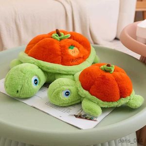 Pchane pluszowe zwierzęta Kreatywne zabawne persimmon Shell Turtle Plush Toy Pchane Zwierzęta Pluszówki Rzuć miękkie zabawki dla dziewcząt