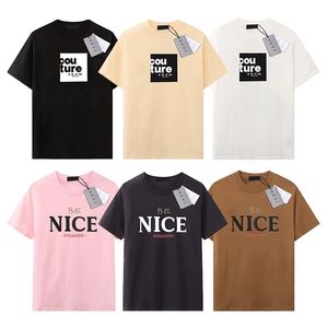 メンズデザイナーTシャツラグジュアリーブランドBa Tシャツメンズレディース半袖Tシャツ夏因果ティーヒップホップストリートウェアトップスショーツ服