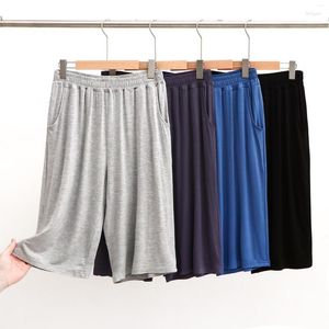 Mäns Sleepwear Men's Underwear Drooping Bekväm lounge Stretch Soft Casual och Shorts Sleep Sports Men Modal Men's Loose Knee