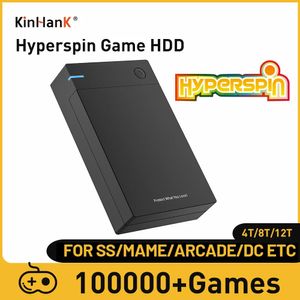 Игровые контроллеры, джойстики, Hyperspin HDD с 100 000 ретро-игр для DC/SS/MAME/NAOMI, портативный игровой жесткий диск для Win 7/8/10/11 231025