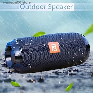 Alto-falantes de telefone celular portátil Bluetooth alto-falante sem fio baixo subwoofer à prova d'água alto-falantes ao ar livre Boombox AUX TF USB estéreo alto-falante caixa de música T231026