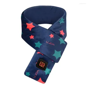 Bandanas Electric Neck Scarf Kids Heated Wrap Washable USB Charging Shawl Christmas Winter For Unisex Warm Artifact