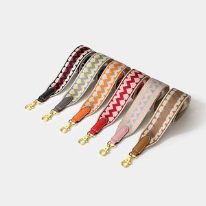 Accessoires voor tasonderdelen Obag Diy tasriem voor dames Schoudertashanger Gekleurde riem Tasriemaccessoires Regenboog Handtasriemen Decoratief 231026