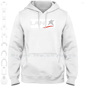 Erkek Hoodies Lan Airlines Logo Unisex Giyim 2023 Sweatshirt Baskılı Marka Grafik Hoodie