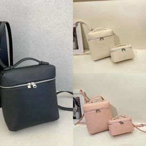 loro piano lychee loro pianaa melhor qualidade genuine padronizada bolsa de couro lp19 bolsa de mochila hola