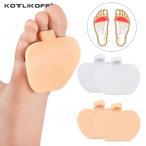 Parti di scarpe Accessori Solette in gel per l'avampiede Metatarso Cuscinetti per la punta del piede Cuscino in silicone Mezza iarda Ottica Supporto Sollievo dal dolore Assorbe gli urti 231025