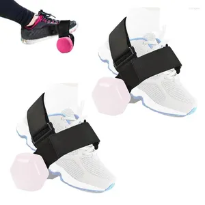 Acessórios haltere pé fixação tiras de tornozelo para levantamento de peso cinto de treinamento estiramento design anti-deformação resistência ao rasgo