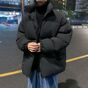 2022 Harajuku männer Parkas Warme Verdicken Mode Mantel Übergroßen Winter Casual Jacke Männlichen Street Hip Hop Mantel Frau Parkas