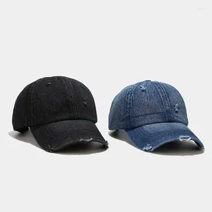 Caps de bola 2023 Spring Color Solid Cotton Casquette Baseball Cap Hats Snapback para homens e mulheres 58