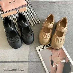 Luxus Designer Loafer Frauen Plattform Schuhe Herbst 2024 Neue Mode Dicken Boden Höhe Zunehmende Turnschuhe Slip auf Kleid Schuhe mius Mary Jane Masion