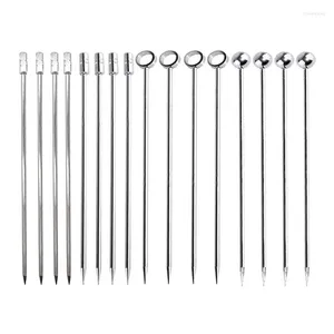 Forks 16pcs Cocktail Sticks For Drinks Toothpicks Martini Picks Olives Skewers