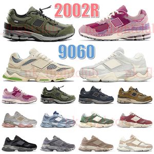 2002r Authentic og 9060 Sneakers Running Shoes 9060s On Clouds Loafers Quartz Grey Castlerock Rain Cloud Sea Salt new shoe 2002 r Mens Women dhgate Trainers
