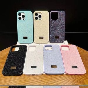 حالات هاتف بريق فاخرة لـ iPhone 15 Pro Max Cases Apple iPhone 14 Pro Max 13 12 11 15 بالإضافة إلى مصمم الأزياء بلينغ تبرز رينستون حلوى الماس.