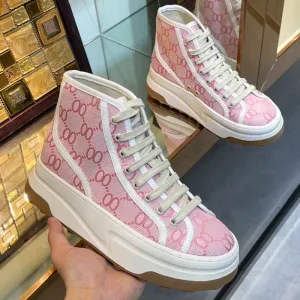 2024Designer Women Casual Shoes Italy low-cut 1977 high top Letter High-quality Sneaker Beige Ebony Canvas Tennis Shoe Fabric Trims