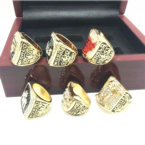 1991-1998 Basketball League Championship Ring High Quality Fashion Champion Rings fans gåvor Tillverkare260d