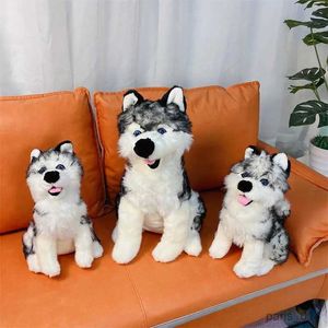 Doldurulmuş Peluş Hayvanlar Gerçekçi Kurt Köpek Dolgulu Oyuncaklar Peluş Hayvanlar Çocuk Oyuncakları Çocuk Yumuşak Kurt Evcil Bebek Sevimli Çocuk Oyuncaklar Erkekler Erkekler