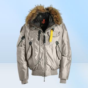 Classico di lusso di qualità invernale da uomo di marca Parajs Gobi Piumini Classic Fashion Warm Outwear Bomber Coat antivento più spesso3361343164118