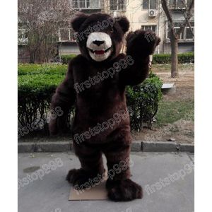 Halloween Bear Mascot Costume Top Quality Cartoon Anime theme character Adults Size Christmas Party Outdoor Advertising Outfit Suit