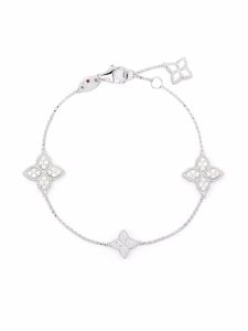 Roberto Coin Diamond Love in Verona Bracciale Silver Designer Bracciale Designer di braccialetti personalizzati per Mosan Four-Sheaf