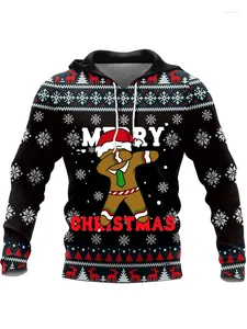 メンズパーカーメリークリスマスホリデー3Dプリントクールなサンタクロースパターンと女性のスウェットシャツの子供用スウェットシャツ